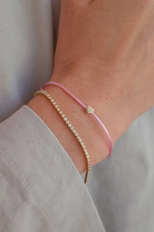 Femme Nina Kastens Jewelry Bracelet Heart In Pink