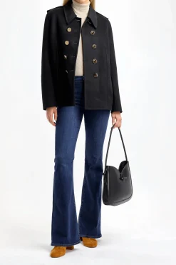 Femme Tory Burch Caban Noir