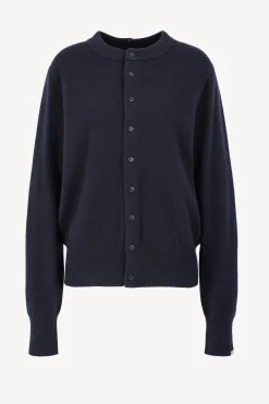 Femme Extreme Cashmere Cardigan Be Game N°283 En Bleu Marine