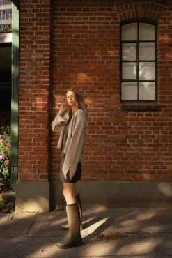 Femme Allude Cardigan Boxy En Beige Clair