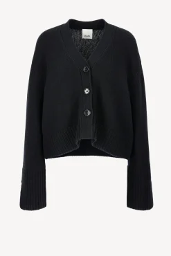 Femme Allude Cardigan Boxy En Noir