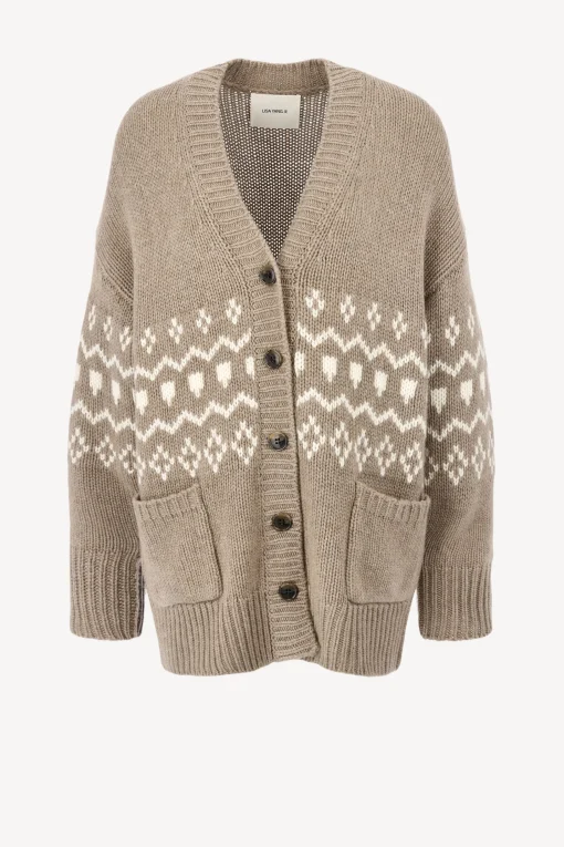 Femme Lisa Yang Cardigan Greyson Dans Mole/Cream