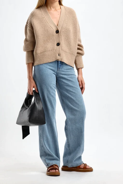 Femme Anine Bing Cardigan Maxwell In Brown
