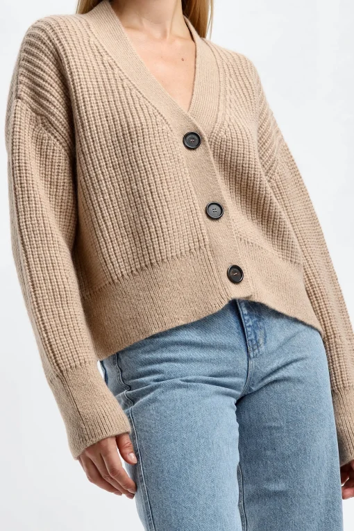 Femme Anine Bing Cardigan Maxwell In Brown