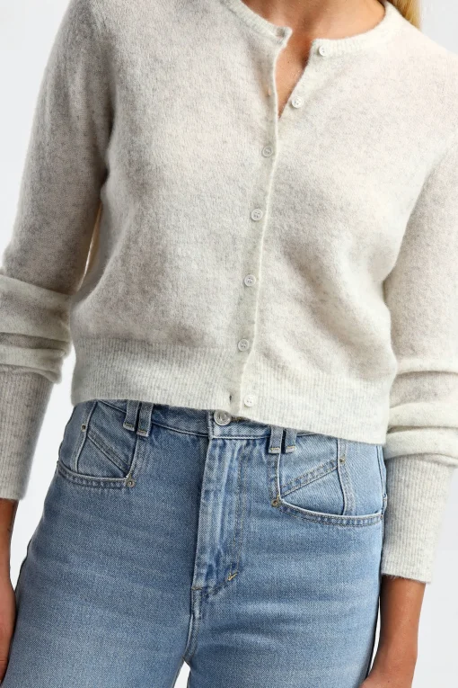 Femme American Vintage Cardigan Razpark En Ecru
