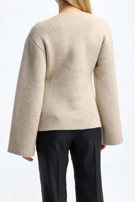 Femme by Malene Birger Cardigan Tinley En Beige