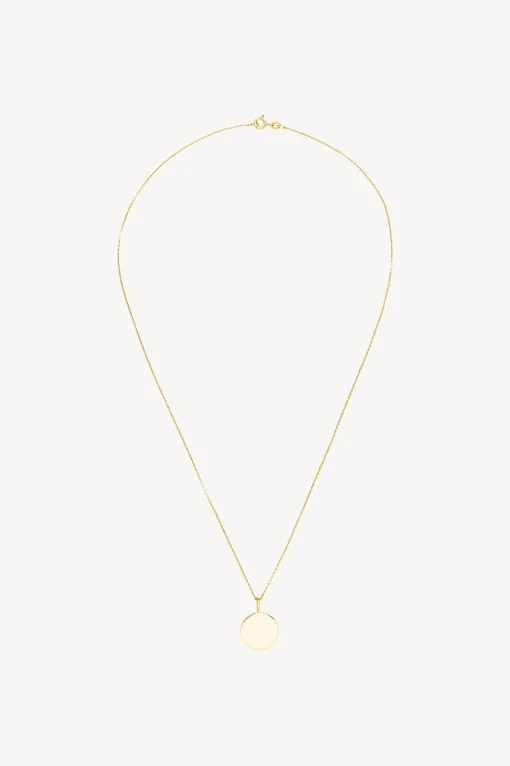 Femme Nina Kastens Jewelry Chaine Plate En Or