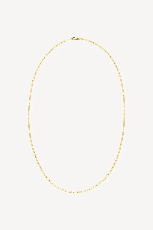 Femme Nina Kastens Jewelry Chaine Thin Paperclip Avec Diamond Tag