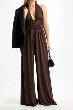 Femme Michael Kors Collection Combinaison En Chocolat