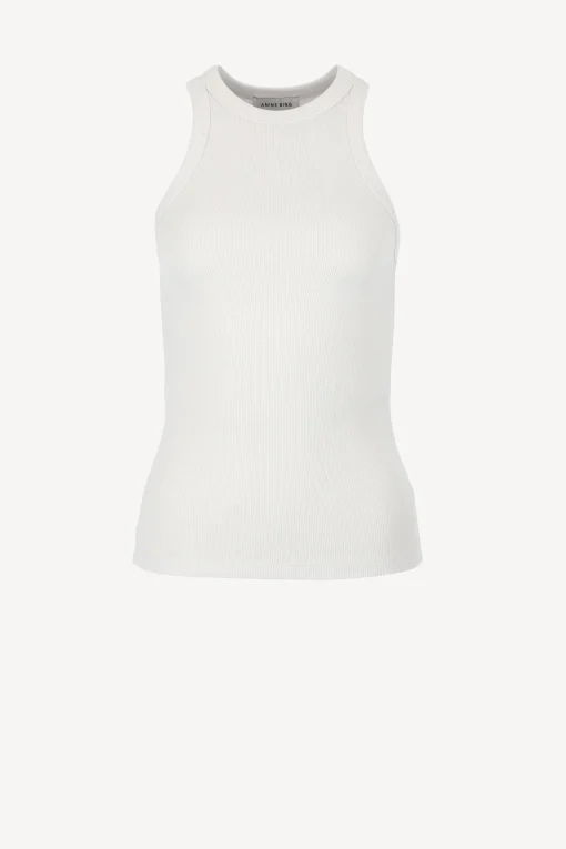 Femme Anine Bing Debardeur Eva En Blanc