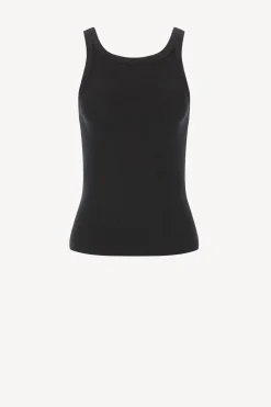 Femme Nili Lotan Debardeur Jennifer En Noir De Jais