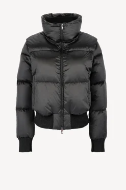 Femme Ahirain Doudoune Blouson Rain En Noir