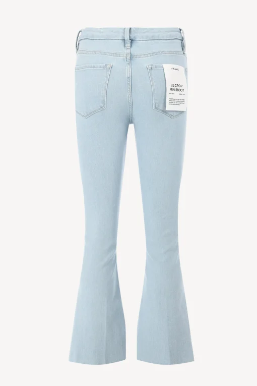 Femme Frame Jeans Le Crop Mini Boot En Clarte