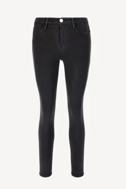 Femme Frame Jeans Le High Skinny En Film Noir
