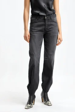 Femme Darkpark Jeans Liz En Noir Use