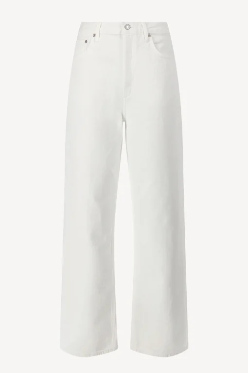 Femme Agolde Jeans Low Slung Baggy En Milkshake