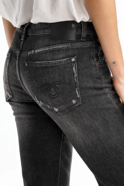 Femme R13 Jeans Tobi Slim En Abbey Black