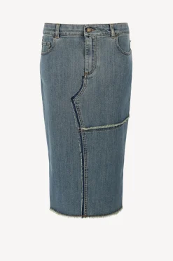 Femme Tom Ford Jupe En Jean Midi En Hydrangea