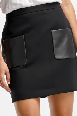 Femme Max Mara Jupe Pagella En Noir