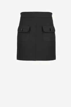 Femme Seductive Jupe Paris En Noir