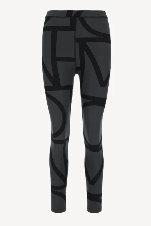 Femme Toteme Leggings Monogram En Noir