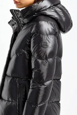 Femme Woolrich Manteau Aliquippa En Noir