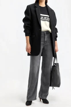 Femme Isabel Marant Manteau Jilinka En Noir