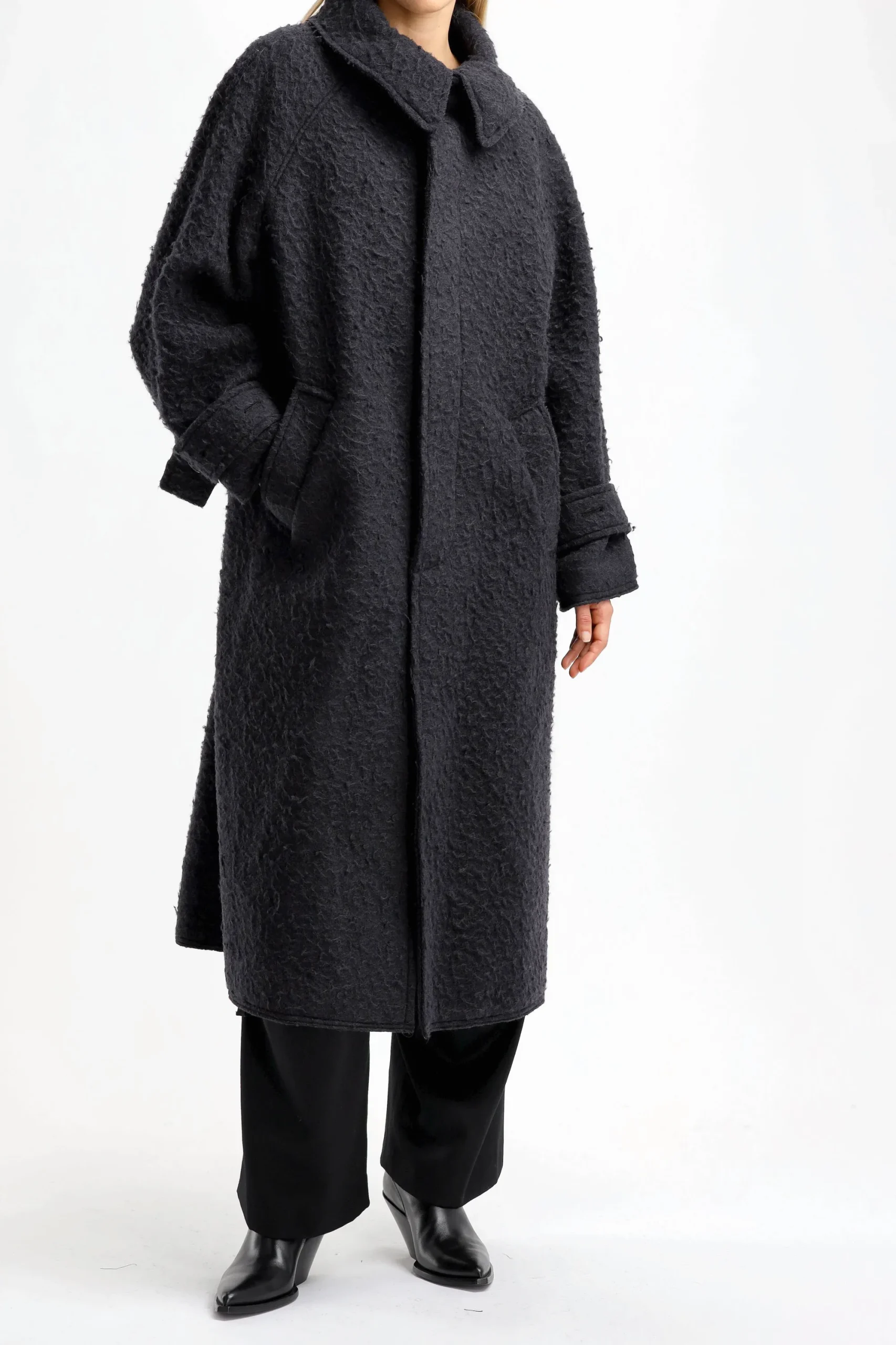 Femme R13 Manteau Jumbo En Noir