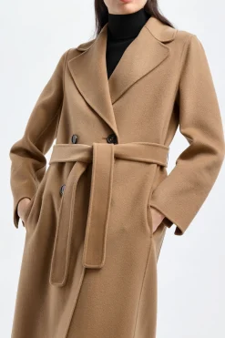 Femme S Max Mara Manteau Paride En Chameau