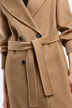 Femme S Max Mara Manteau Paride En Chameau
