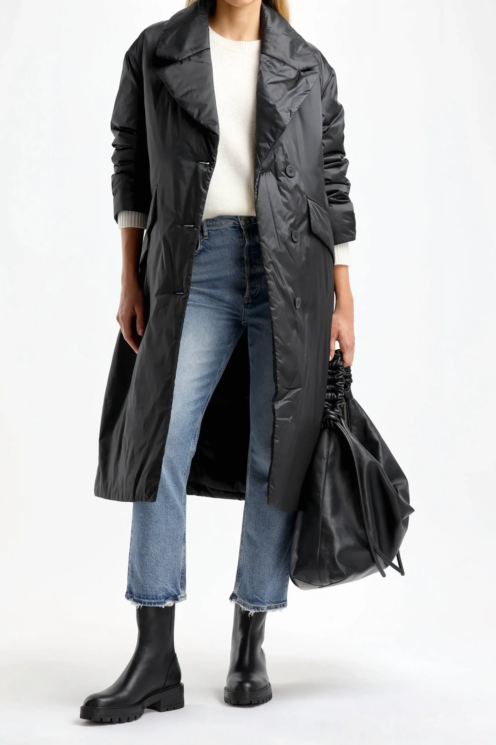 Femme Ahirain Manteau Techno Rain En Noir