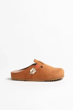 Femme Scholl x Anita Hass Mules Grace En Cognac
