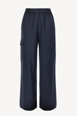 Femme Tibi Pantalon Active Knit En Marine