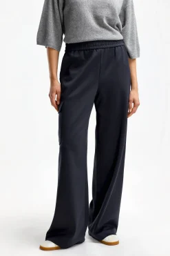 Femme Tibi Pantalon Active Knit En Marine