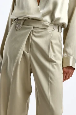 Femme Christopher Esber Pantalon Bermuda En Putty