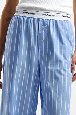 Femme H2O Fagerholt Pantalon Box A Rayures Bleues