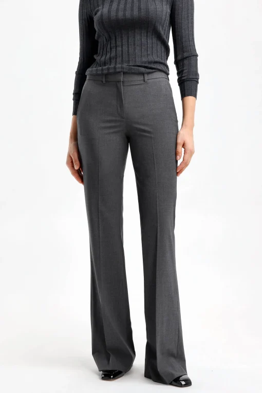 Femme Theory Pantalon Demitria Mid En Charcoal