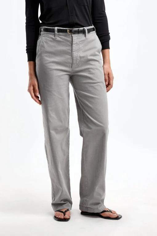Femme Nili Lotan Pantalon Eliot Boy En Gris