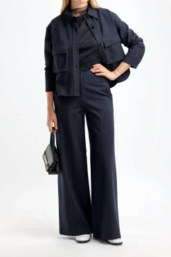Femme Dorothee Schumacher Pantalon Emotional Essence I En Dark Navy