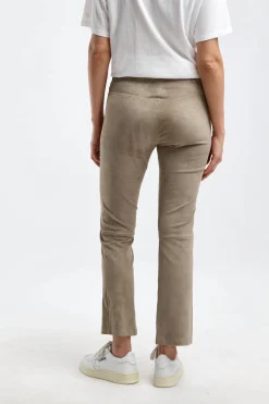 Femme Stouls Pantalon En Cuir Velours Jp Twenty A La Vodka