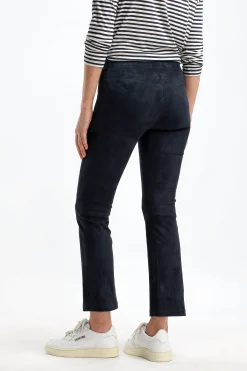 Femme Stouls Pantalon En Cuir Velours Jp Twenty In Notte