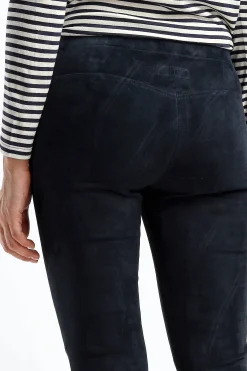 Femme Stouls Pantalon En Cuir Velours Jp Twenty In Notte