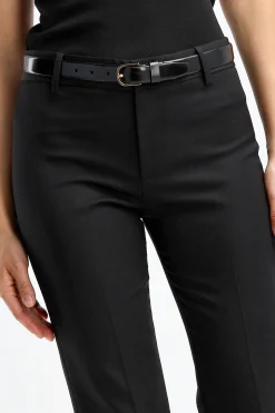 Femme Nili Lotan Pantalon Evan En Noir