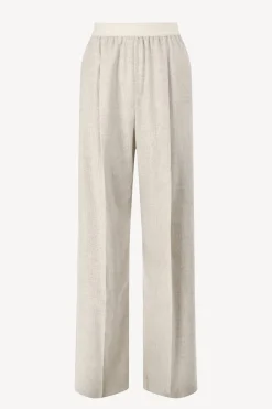 Femme Agnona Pantalon Flannel En Champagne