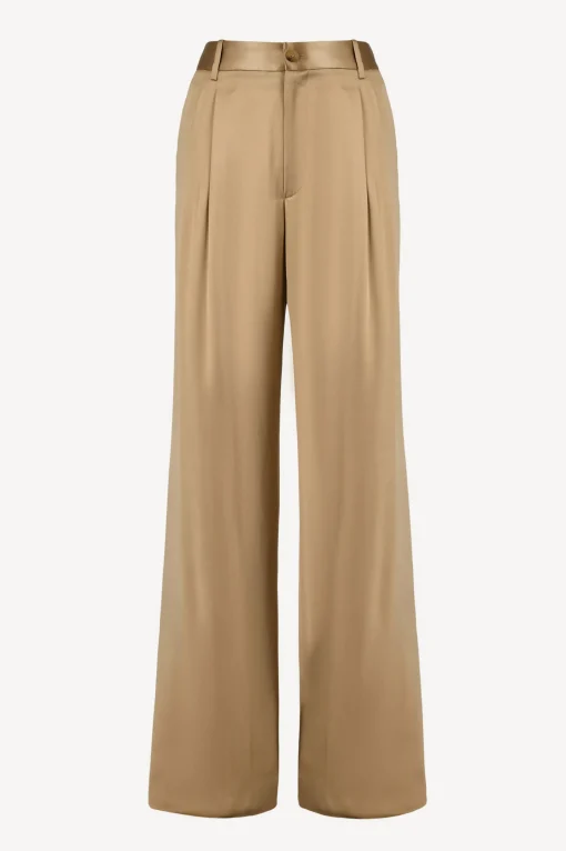 Femme Nili Lotan Pantalon Flavie En Kaki