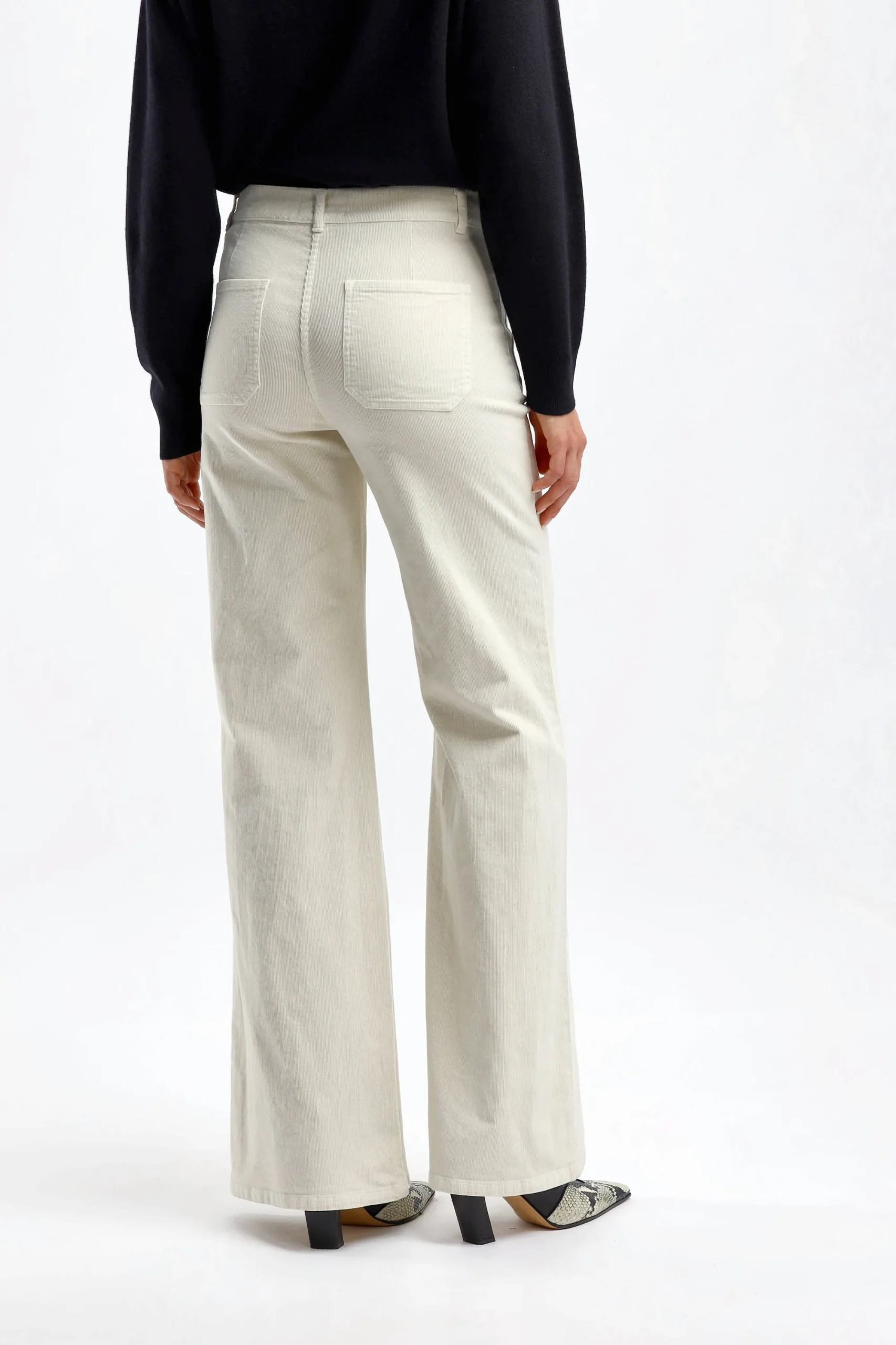 Femme Nili Lotan Pantalon Florence En Blanc Hiver