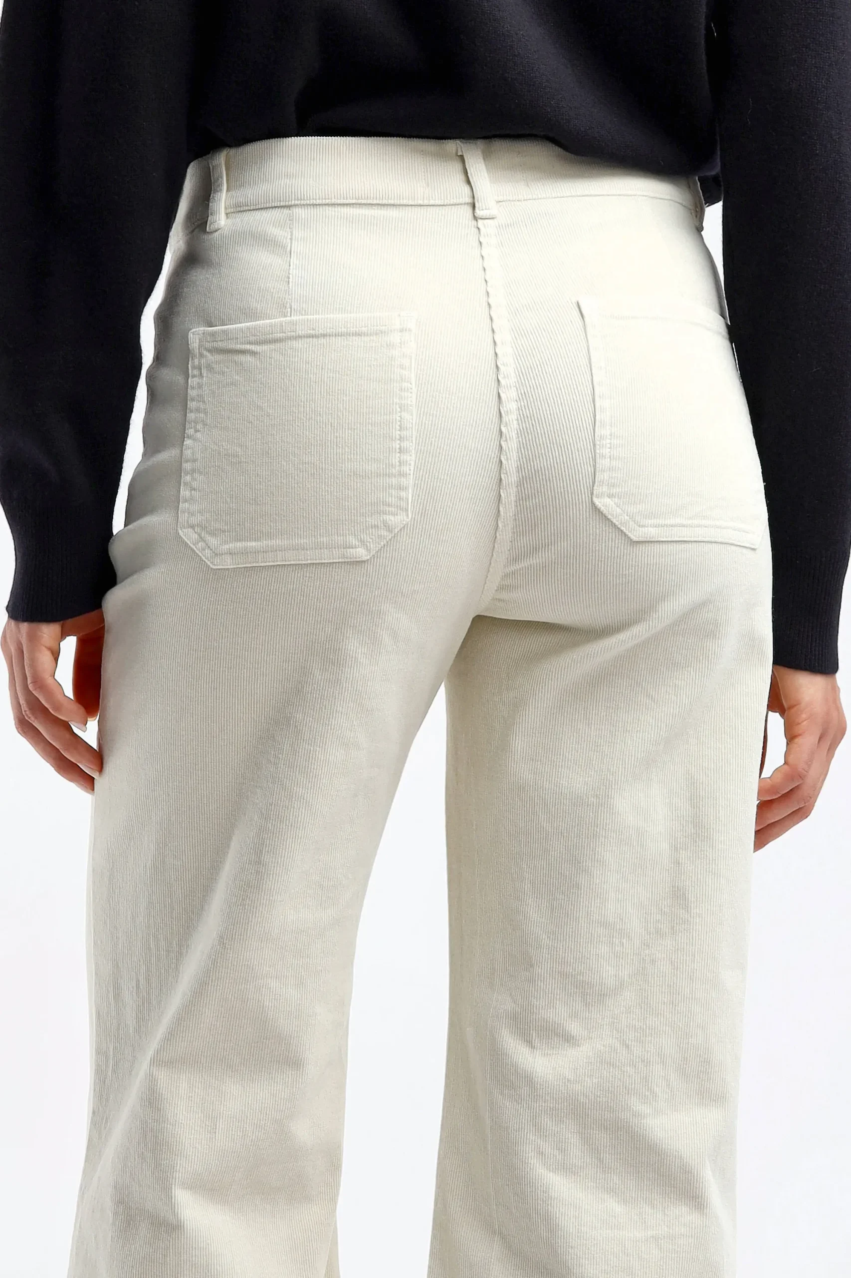 Femme Nili Lotan Pantalon Florence En Blanc Hiver
