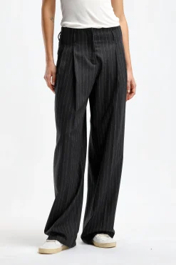 Femme Golden Goose Pantalon Journey En Gris/Artic