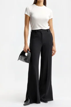 Femme Anine Bing Pantalon Lyra En Noir