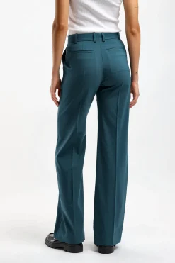 Femme Joseph Pantalon Morissey In Dark Teal